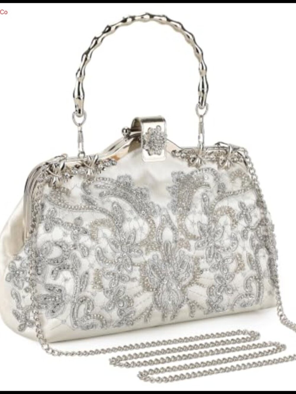 1920s Vintage Beaded Sequin Clutch Evening Bag for Women Wedding Prom Formal